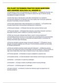 PCA PLANT PATHOGENS PRACTICE EXAM QUESTIONS AND ANSWERS 2025&sol;2026 ALL GRADED A&plus;
