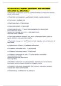 PCA PLANT PATHOGENS QUESTIONS AND ANSWERS 2025&sol;2026 ALL GRADED A&plus;