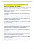 PGA LEVEL 3 ACTUAL FINAL PAPER QUESTIONS AND SOLUTIONS 2025&sol;2026 ALL GRADED A&plus;