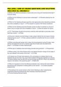 PGA LEVEL 3 END OF COURSE QUESTIONS AND SOLUTIONS 2025&sol;2026 ALL GRADED A&plus;