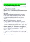 PROMULGATED CONTRACTS STUDY GUIDE QUESTIONS AND ANSWERS 2025&sol;2026 ALL RATED A&plus;