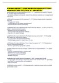RYANAIR SECURITY COMPREHENSIVE EXAM QUESTIONS AND SOLUTIONS 2025&sol;2026 ALL GRADED A&plus;