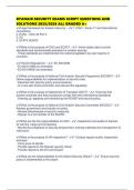 RYANAIR SECURITY EXAMS SCRIPT QUESTIONS AND SOLUTIONS 2025&sol;2026 ALL GRADED A&plus;