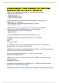 RYANAIR SECURITY PRACTICE EXAM TEST QUESTIONS AND SOLUTIONS 2025&sol;2026 ALL GRADED A&plus;