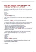 PLPA 2003 MIDTERM EXAM QUESTIONS AND  ANSWERS VERIFIED 100&percnt; CORRECT 