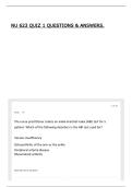 NU 623 QUIZ 1 QUESTIONS & ANSWERS&period;