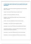 CT DDS MED CERT EXAM WITH ACCURATE DETAILED ANSWERS 