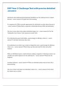 DSP Year 2 Challenge Test with precise detailed answers 