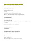 NURS 711 Exam 1 Kahoot Questions and Answers Already Passed 