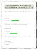 Praxis 5004 Social Studies &lpar;history&rpar; Kathleen Jasper Practice Test 2025-2026