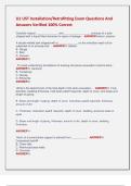 U1 UST Installation&sol;Retrofitting Exam Questions And  Answers Verified 100&percnt; Correct 