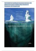 TEST BANK for Auditing & Assurance Services&comma; 5th Edition by Louwers&comma; Bagley&comma; Blay&comma; Strawser & Thibodeau&vert;&vert;ISBN&colon;9780078025440&vert;ALL CHAPTERS 