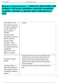 Business Capstone Exam 1 COMPLETE QUESTIONS AND  CORRECT DETAILED ANSWERS &lpar;VERIFIED ANSWERS&rpar;  &vert;ALREADY GRADED A&plus;&vert;&vert;BRAND NEW VERSION&excl;&excl;2025 2026