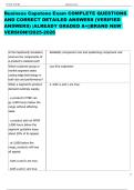 Business Capstone Exam COMPLETE QUESTIONS  AND CORRECT DETAILED ANSWERS &lpar;VERIFIED  ANSWERS&rpar; &vert;ALREADY GRADED A&plus;&vert;&vert;BRAND NEW  VERSION&excl;&excl;2025-2026  
