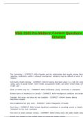 NSG 3123 Pre-Midterm Content Questions And Correct Answers