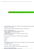  NSG3123 Exam Questions And Correct Answers