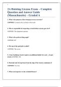 2A Hoisting License Exam &ndash; Complete Question and Answer Guide &lpar;Massachusetts&rpar;