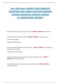 NURS 3105 Exam 2 &vert; Nursing Assessment & Evidence-Based Practice Review