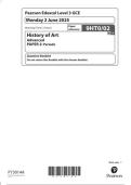 EDEXCEL history of art 9ht0-02 paper 2- periods june-2025
