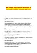NUR 676 THE MOST UP-TO-DATE VERSION OF TEST QUESTIONS AND VERIFIED SOLUTIONS