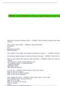  RNSG 1216 Midterm Exam Questions And Correct Answers