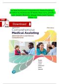 Pearson&rsquo;s Comprehensive Medical Assisting &lpar;5th Edition&rpar; by Kristiana Sue M&period; Routh&comma; Diana Garza&comma; Jennifer Lam&eacute;&comma; Joseph J&period; Mistovich&comma; Jahangir Moini & Jamie Nguyen &mdash; Complete Test Bank &lpar;Chapters 1&ndash;57&rpar;