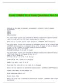  Exam 1 RNSG 1216 Exam Questions And Correct Answers