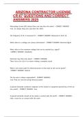 Arizona&lowbar;Contractor&lowbar;License&lowbar;CR&lowbar;67&lowbar;Questions&lowbar;and&lowbar;Correct&lowbar;Answers&lowbar;2025