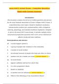 2025 NACC Actual Exam &ndash; Complete Question Bank with Correct Answers