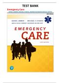 Emergency Care Test Bank 14th Edition &vert; Daniel Limmer&comma; Michael O&rsquo;Keefe&comma; Edward Dickinson