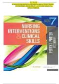 Test Bank For Nursing Interventions & Clinical Skills 7th Edition &lpar; Patricia A&period; Potter&comma; 2019&rpar; All Chapters 1-32&vert; Latest Edition
