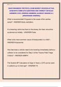 SNHD PARAMEDIC PROTOCOL EXAM NEWEST 2025&sol;2026 ACTUAL  EXAM WITH COMPLETE QUESTIONS AND CORRECT DETAILED  ANSWERS &lpar;100&percnt; VERIFIED ANSWERS&rpar; &vert;ALREADY GRADED A&plus;&vert;  &vert;&vert;PROFESSOR VERIFIED&vert;&vert;