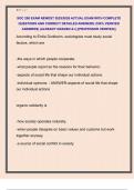 SOC 200 EXAM NEWEST 2025&sol;2026 ACTUAL EXAM WITH COMPLETE  QUESTIONS AND CORRECT DETAILED ANSWERS &lpar;100&percnt; VERIFIED  ANSWERS&rpar; &vert;ALREADY GRADED A&plus;&vert; &vert;&vert;PROFESSOR VERIFIED&vert;&vert;