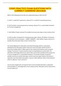 CISSP PRACTICE EXAM QUESTIONS WITH CORRECT ANSWERS 2025&sol;2026