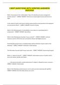 CISSP QUESTIONS WITH VERIFIED ANSWERS 2025&sol;2026
