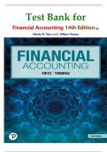 Test Bank for Financial Accounting 14th Edition by Wendy M&period; Tietz and C&period; William Thomas isbn-9780138099527
