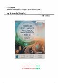 Test Bank for Business Intelligence&comma; Analytics&comma; Data Science&comma; and AI &lpar;5th Edition&rpar; &ndash; Ramesh Sharda&comma; Dursun Delen & Efraim Turban &vert; All Chapters Included