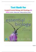 Test Bank for Campbell Essential Biology with Physiology 6th Edition by Eric J. Simon, Jean L. Dickey and Jane B. Reece isbn-9780134711751 All Chapters 1-29 Covered Latest