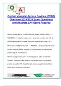 CENTRAL VASCULAR ACCESS DEVICES &lpar;CVAD&rpar;   EXAM COMPLETE PACKAGE DEAL