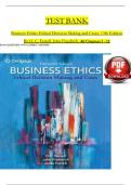 Test Bank For Business Ethics Ethical Decision Making and Cases&comma; 13th Edition By O&period; C&period; Ferrell&comma; John Fraedrich&comma; Ferrell