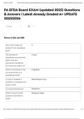 PA EFDA Board EXAM &lpar;updated 2025&rpar; Questions & Answers &vert; Latest Already Graded A&plus; UPDATE 2025&vert;2026
