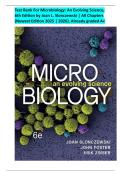 Test Bank For Microbiology&colon; An Evolving Science&comma; 6th Edition by Joan L&period; Slonczewski &vert; All Chapters &lpar;Newest Edition 2025  2026&rpar;&period; Already graded A&plus;