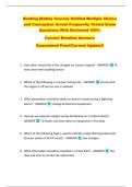 Boating &lbrack;Safety Course&rsqb; Verified Multiple Choice  and Conceptual Actual Frequently Tested Exam  Questions With Reviewed 100&percnt;   Correct Detailed Answers  Guaranteed Pass&excl;&excl;Current Update&excl;&excl; 