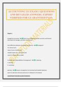 ACCOUNTING 211 EXAM 1 QUESTIONS AND DETAILED ANSWERS&period; EXPERT VERIFIED FOR GUARANTEED PASS&period;