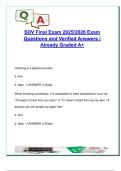 SDV Final Exam Questions &lpar;40&plus;&rpar; &vert; Communication&comma; Goal-Setting&comma; Time Management&comma; Learning Styles &vert; Student Success &ndash; 2025&sol;2026