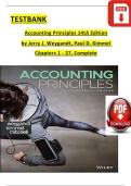 Full TEST BANK – Accounting Principles, 14th Edition (Weygandt, Kimmel & Mitchell), Chapters 1–27