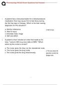 Pharmacology NCLEX Exam Questions And Answers&period;pdf&sol;&sol;Pharmacology NCLEX Exam Questions And Answers&period;pdf