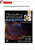Full Test Bank &ndash; Cellular and Molecular Immunology&comma; 11th Edition by Abul K&period; Abbas &lpar;Chapters All&rpar;