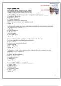 Test Bank - Dental Public Health and Research 4th Edition
