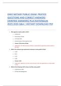 OHIO NOTARY PUBLIC EXAM  PRATICE  QUESTIONS AND CORRECT ANSWERS  &lpar;VERIFIED ANSWERS&rpar; PLUS RATIONALES  2025&vert;2026 Q&A &vert; INSTANT DOWNLOAD PDF
